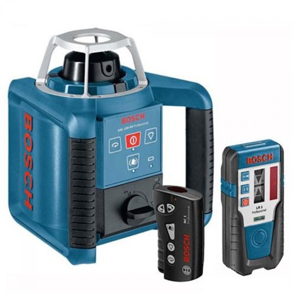 Фото 1- ЛАЗЕРНЫЙ НИВЕЛИР BOSCH GRL 300 HV+LR1+RC1