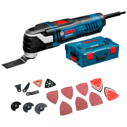 Фото 1- УНИВЕРСАЛЬНЫЙ РЕЗАК (РЕНОВАТОР) BOSCH GOP 300 SCE (L-BOXX SET)